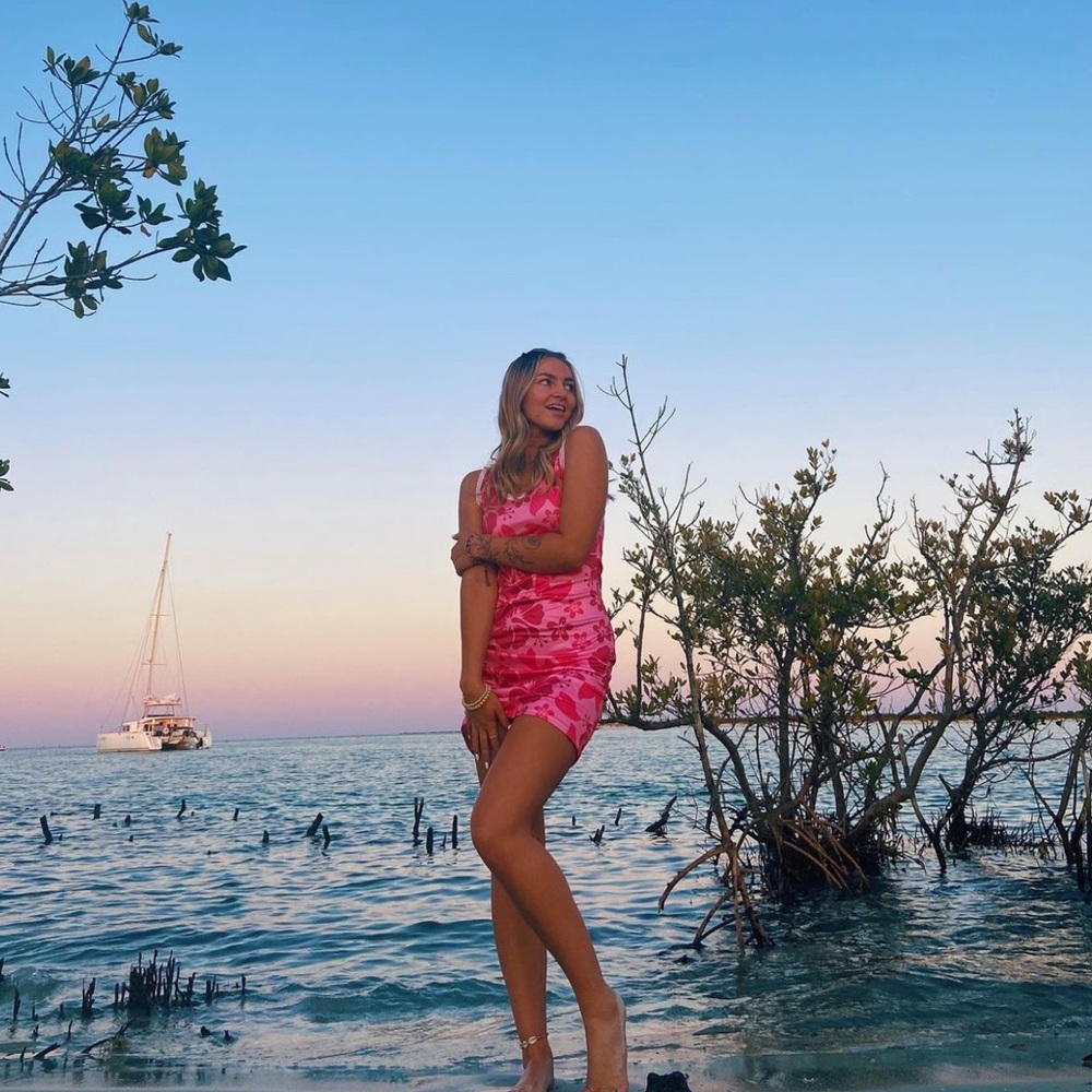 Pink sundress
